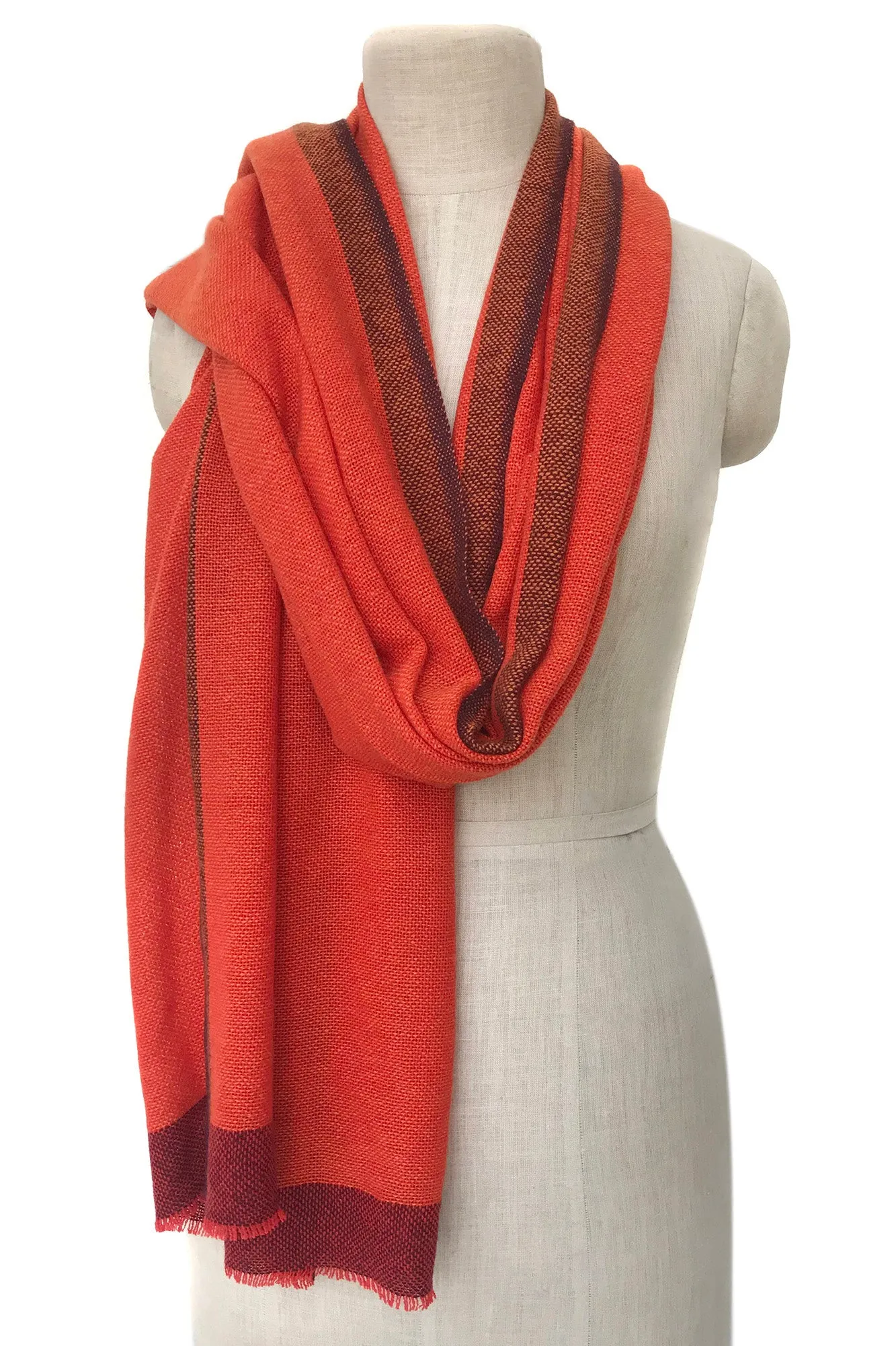 100% Cashmere - Burnt orange Scarf