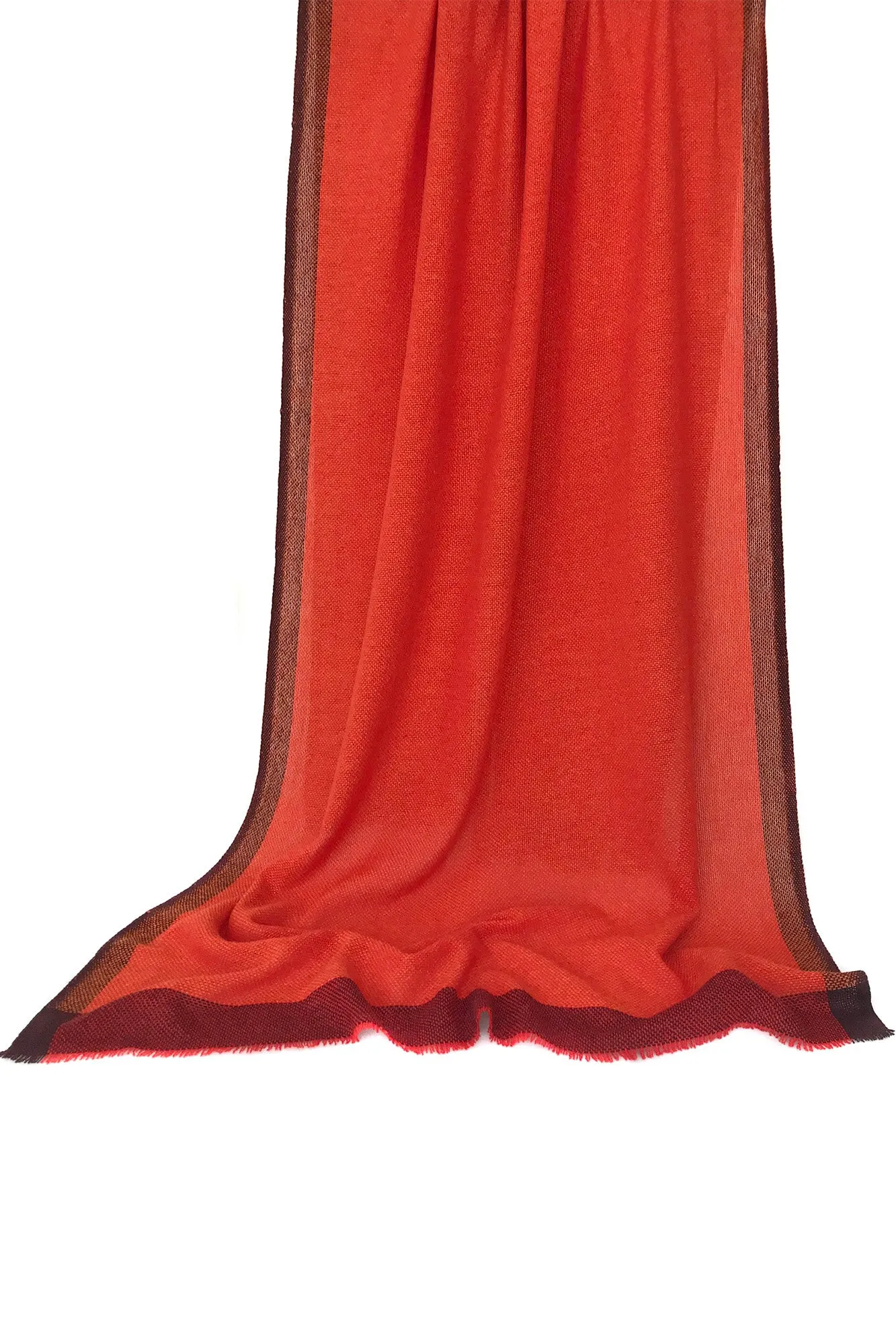 100% Cashmere - Burnt orange Scarf