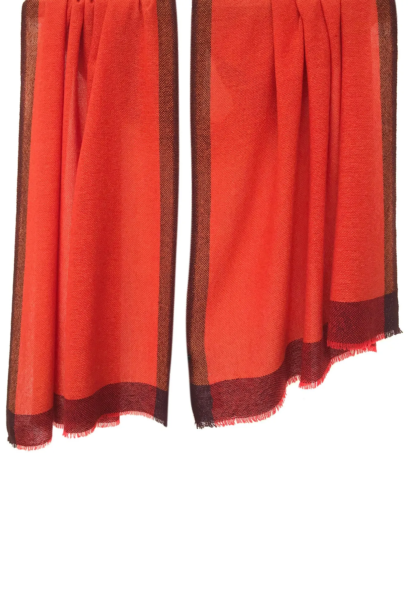 100% Cashmere - Burnt orange Scarf