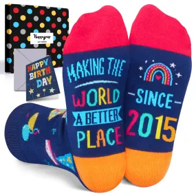 9th Birthday Gifts Ideas Socks - Gifts for Kids Age 9, 2015 Birthday Gift Ideas for Boys Girls, Presents for 9 Year Olds