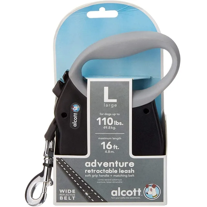 Adventure Retractable Reflective Leash With Soft Grip Handle