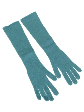 Alberta Ferretti Fine-Knit Gloves