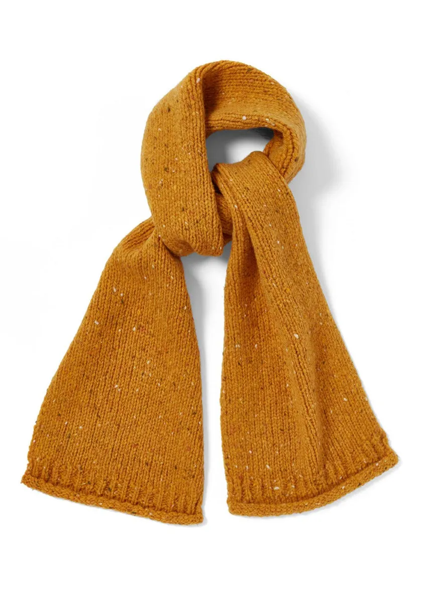 Aran Nepped Scarf | Sunflower