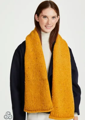 Aran Nepped Scarf | Sunflower