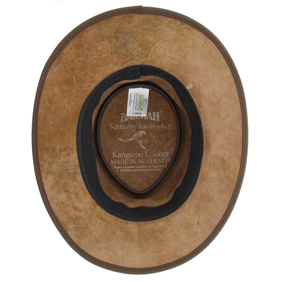 Barmah 1018HS Hickorystone Squashy Kangaroo Hat