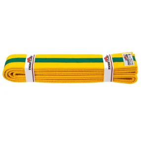 Belt - Yellow with Green Strip