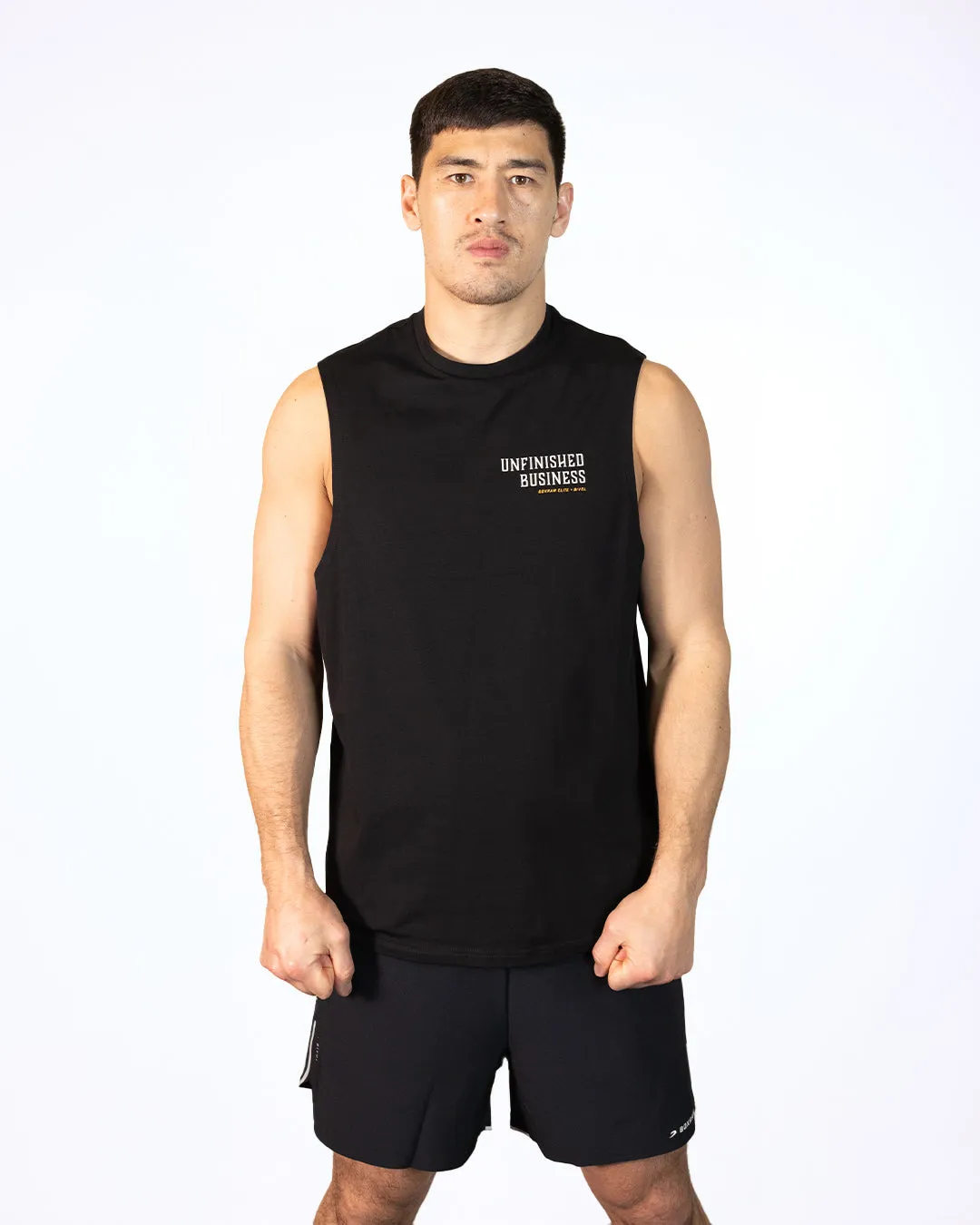 Bivol x BOXRAW Unfinished Business Muscle Tank - Black