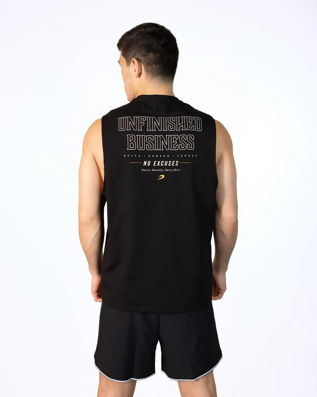 Bivol x BOXRAW Unfinished Business Muscle Tank - Black