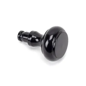 Black Regency Curtain Finial (pair) | From The Anvil