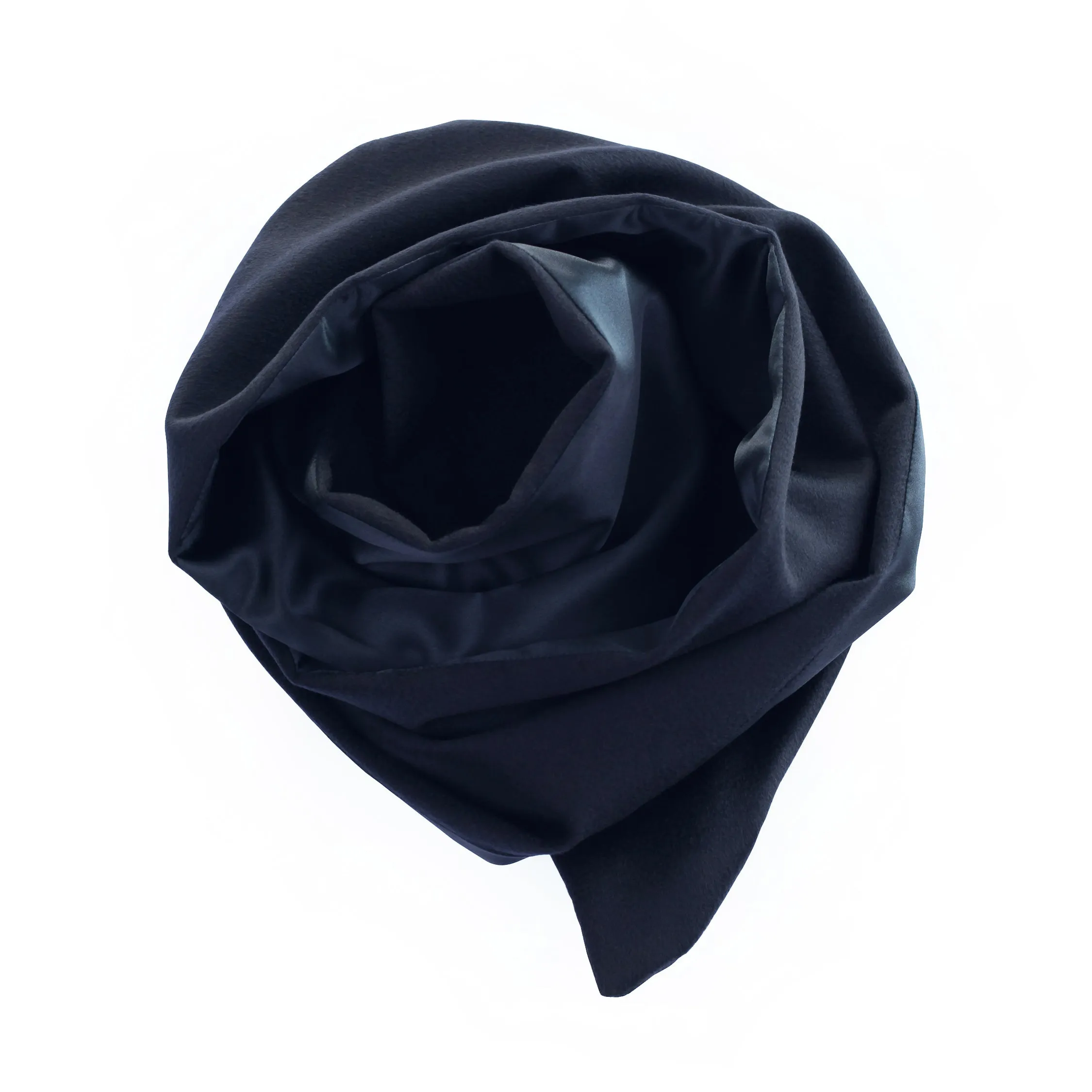 Cashmere & Silk Scarf in Navy