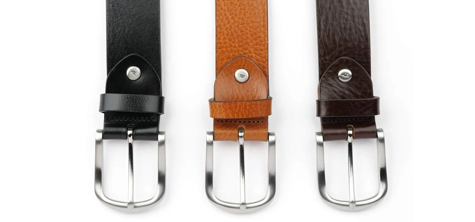 Casual Leather Belt Black