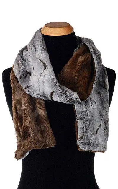 Classic Scarf - Two-Tone, Luxury Faux Fur in Giant's Causeway (Standard Only!)