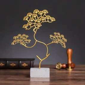 Decorative Pine Leaf Sculpture