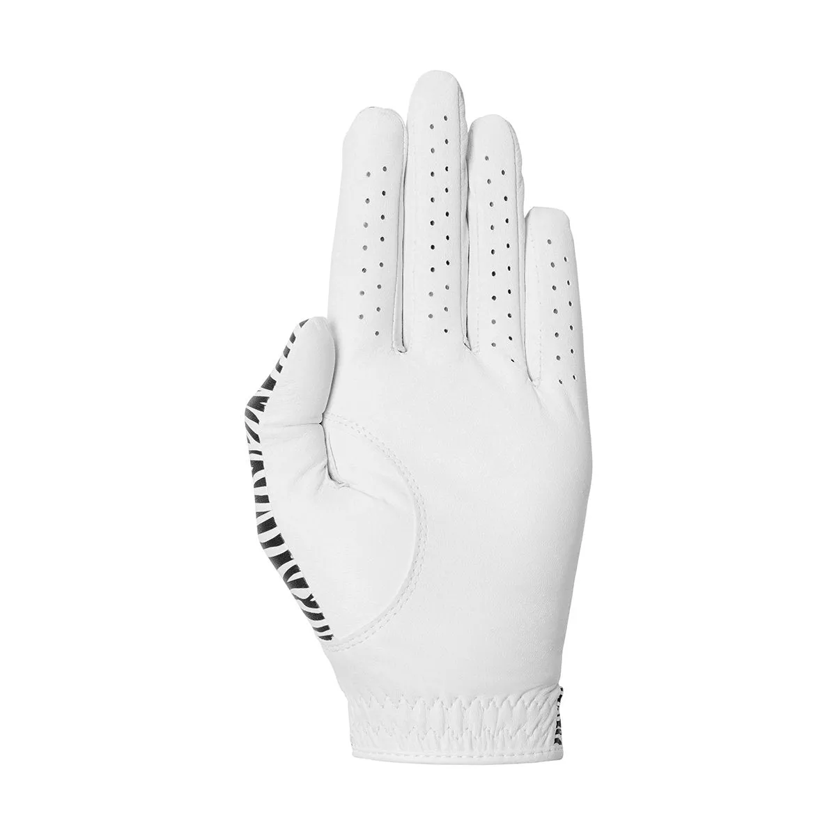 DESIGNER PRO WOMEN -WHITE/ZEBRA (LEFT) Women's Golf Glove