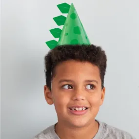 Dinosaur Birthday Party Hats x 8