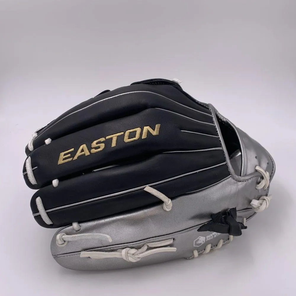 Easton El Jefe Metallic Series-Black/Metallic Silver-14" Slowpitch Glove