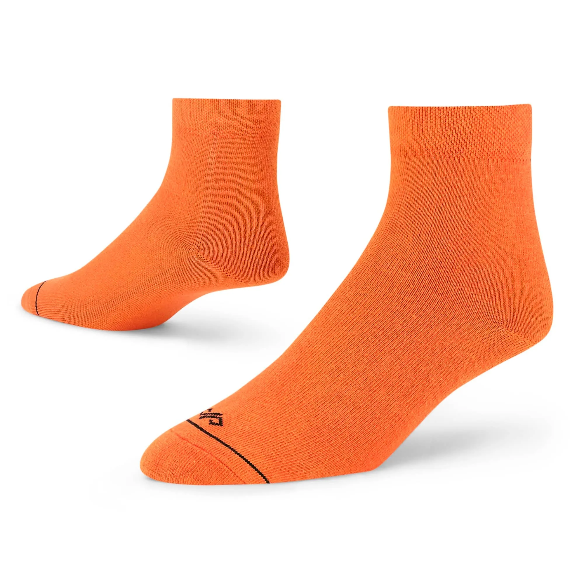 Elegant Solid Ankle Socks - Premium 4-Pair Collection