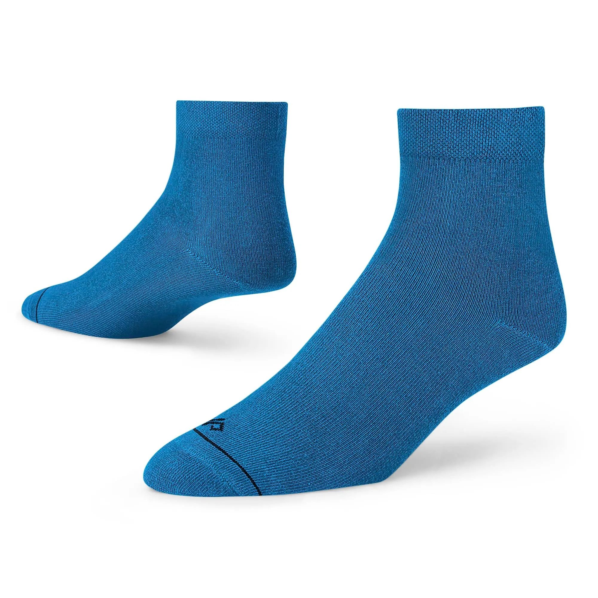 Elegant Solid Ankle Socks - Premium 4-Pair Collection