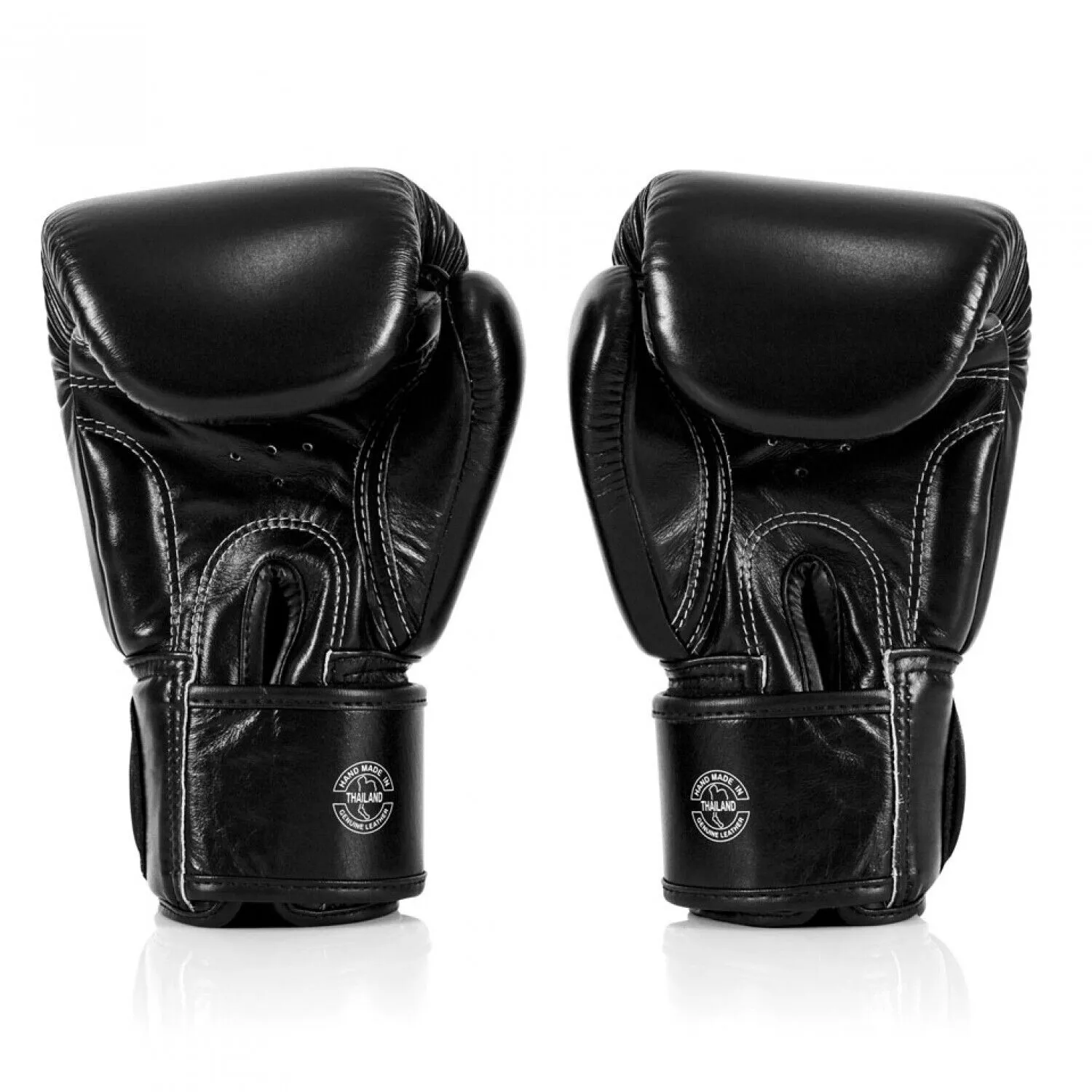 Fairtex BGV X ONE Leather Boxing Gloves Muay Thai Kickboxing MMA Black Sparring