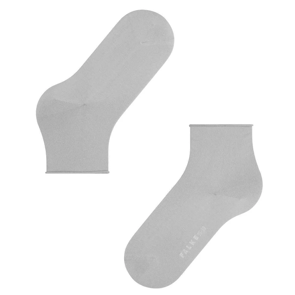 Falke Cotton Touch Short Socks - Silver Grey