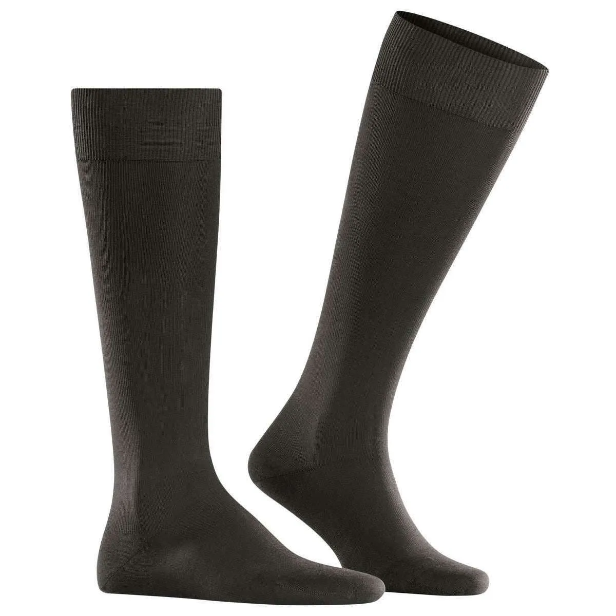 Falke Energizing Cotton Knee High Socks - Brown