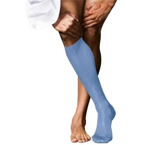 Falke No 9 Pure Fil d´Écosse Knee High Socks - Arctic Blue