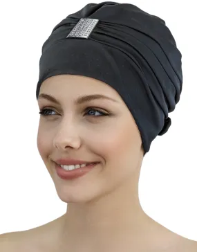 Fashy Diamante Swim Cap - Black