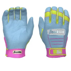 Franklin CFX Pro Custom Batting Gloves Caribbean Baby Blue