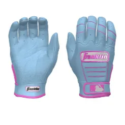 Franklin Youth CFX Pro Custom Batting Gloves Baby Blue/Pink