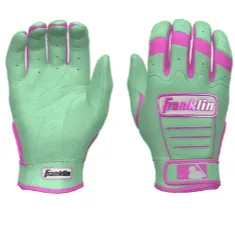 Franklin Youth CFX Pro Custom Batting Gloves Mint/Pink