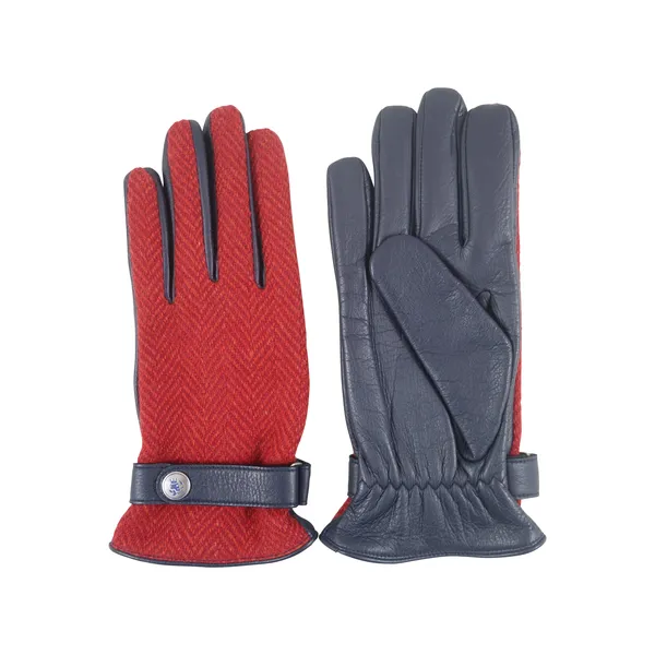 Herringbone Gloves | Red