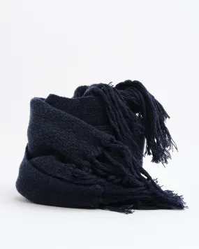 Lambswool Scarf Navy