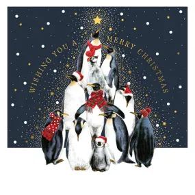 Luxury Christmas Cards Box of 8 - Penguins