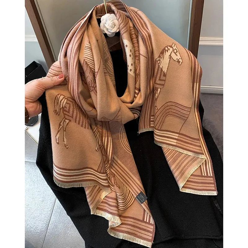 Luxury Winter Cashmere Scarf