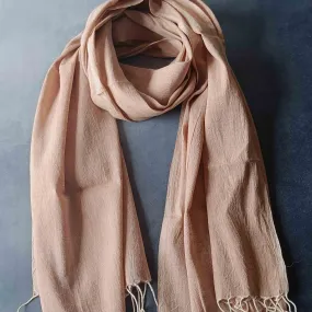 Mauve Hemp Stole