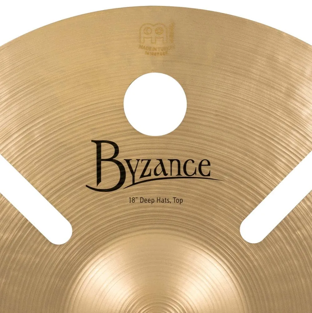 Meinl Byzance Anika Nilles Deep Hi Hats 18" w/X-Hat Arm