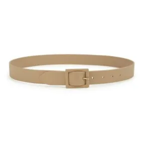 Narrow Soft Grain Leather Belt