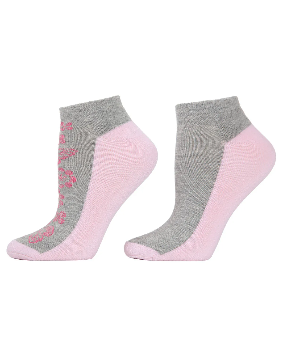 Natori Butterfly Cushioned No-Show Socks 2-Pack