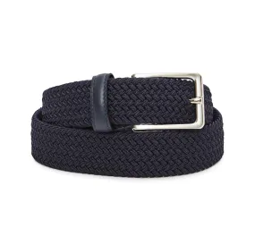 Navy Fine Webbing Belt