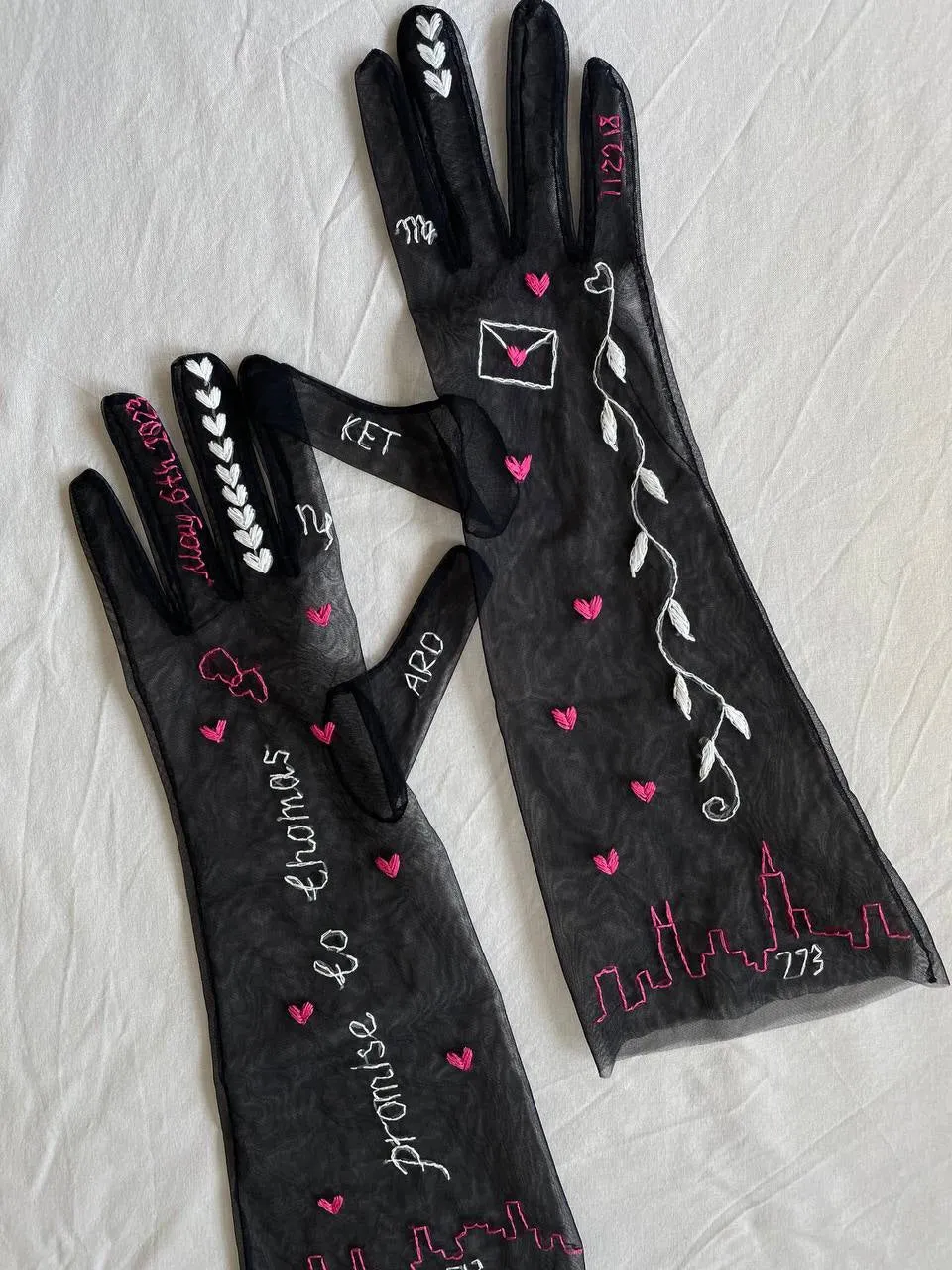 Order Your Custom Made Gloves with Hand Embroidery