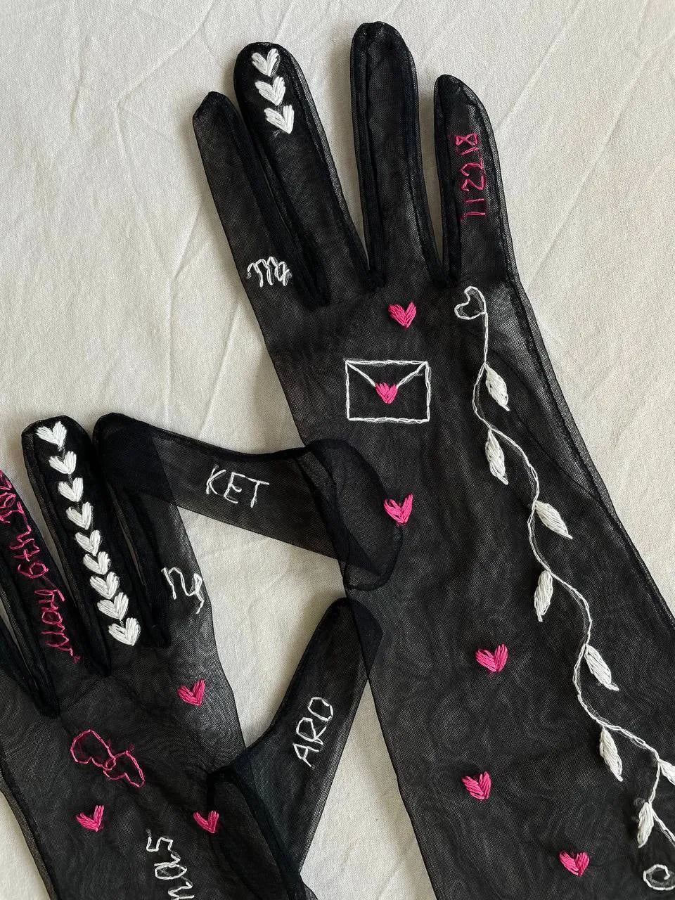 Order Your Custom Made Gloves with Hand Embroidery