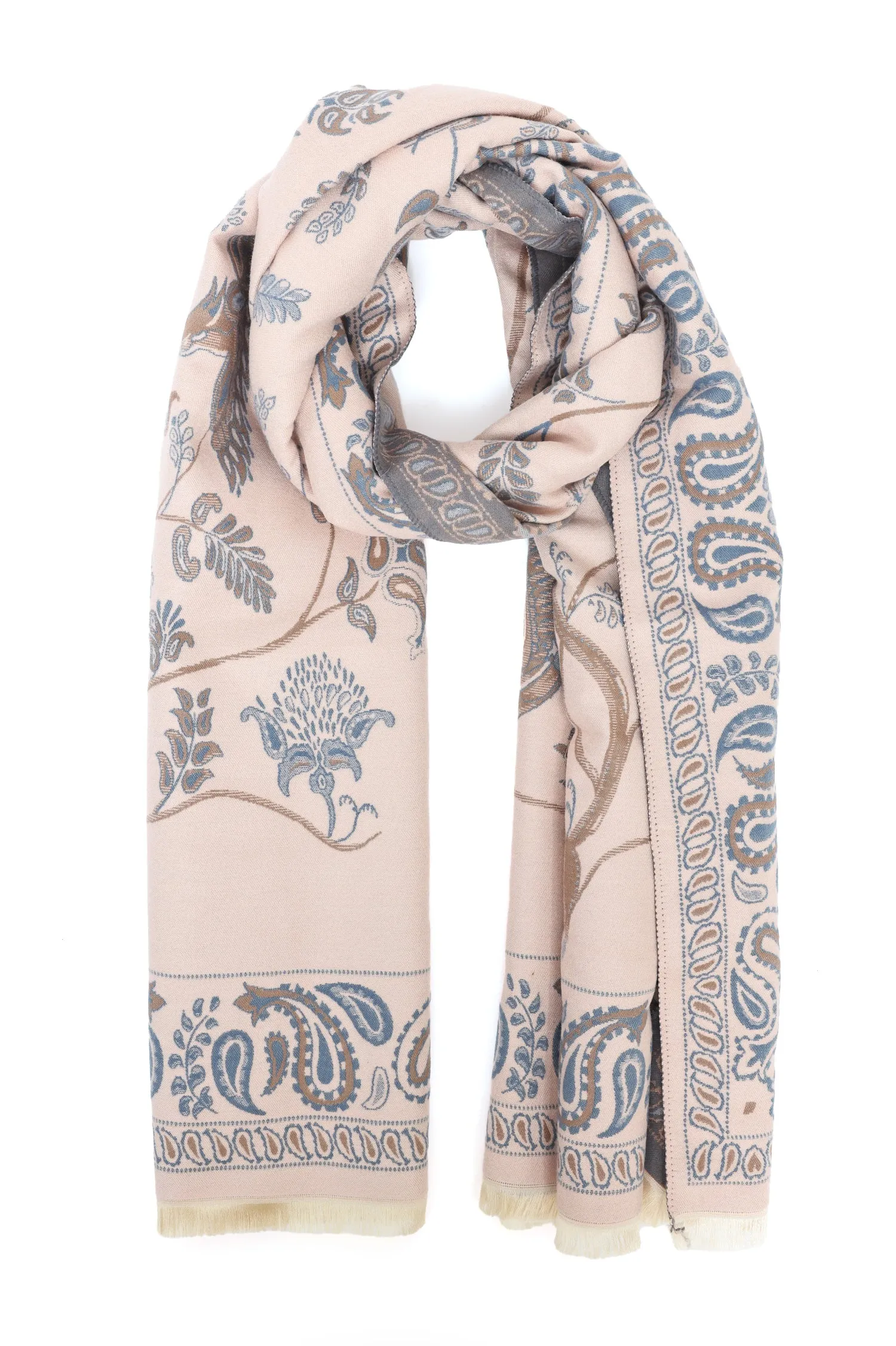 PAISLEY HERITAGE SCARF-PINK