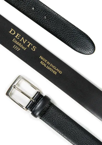 Pebble Grain Leather Belt