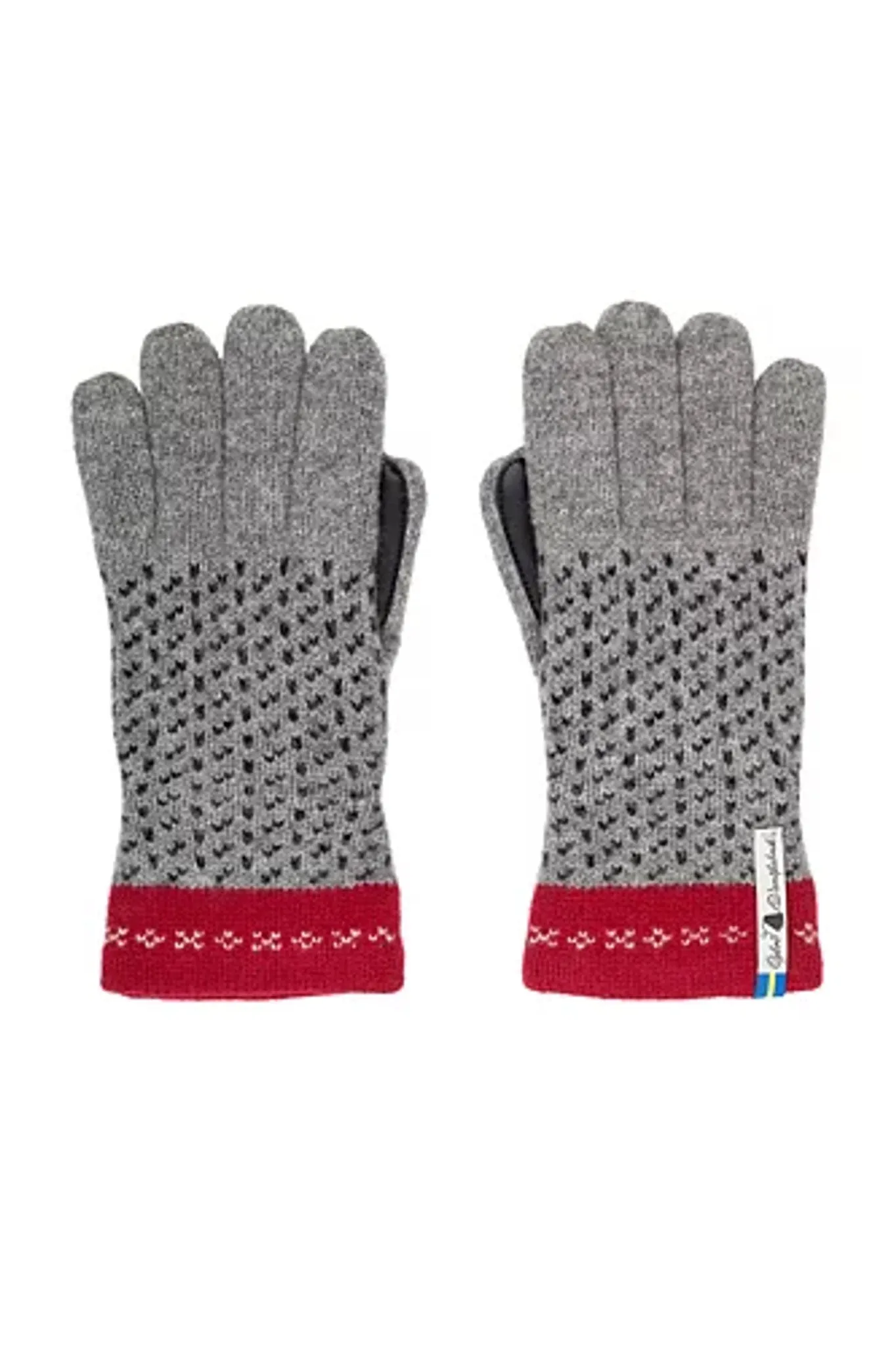 Skaftö Grå Wool Gloves (Medium)