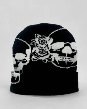 Skull & Roses Beanie