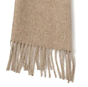 Solid Weave Brushed Alpaca Scarf