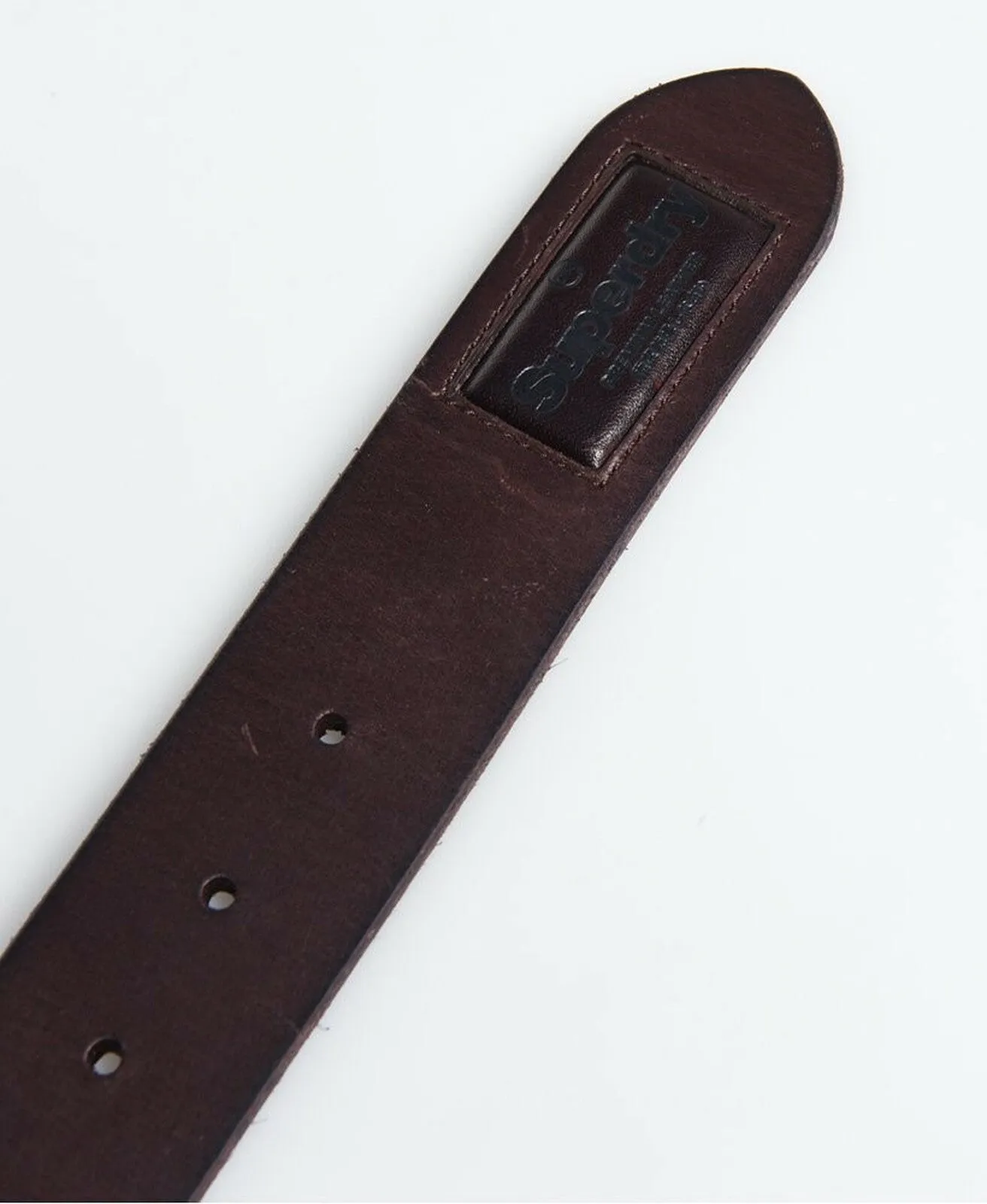 Superdry - Badgeman Belt in Dark Brown