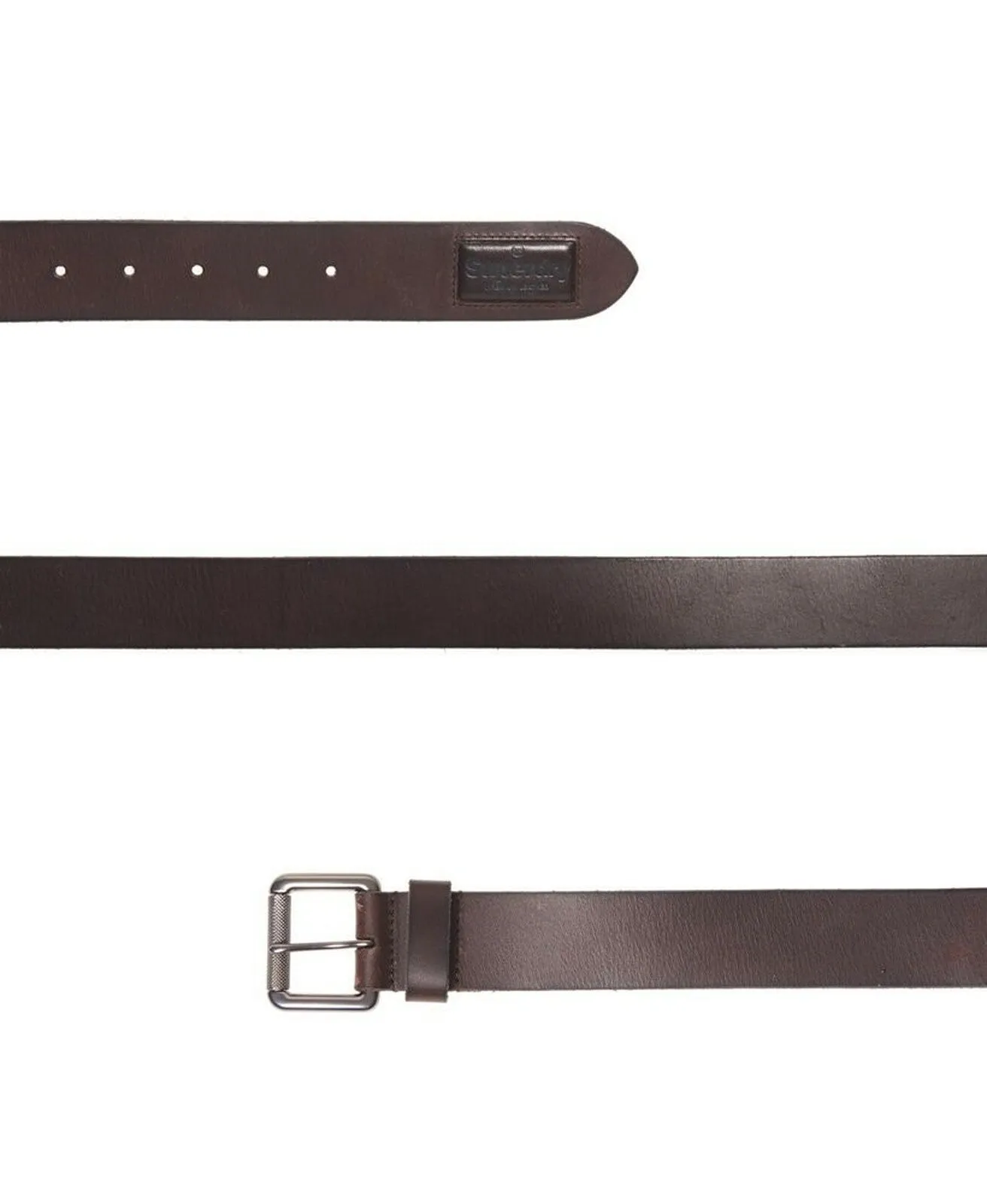 Superdry - Badgeman Belt in Dark Brown