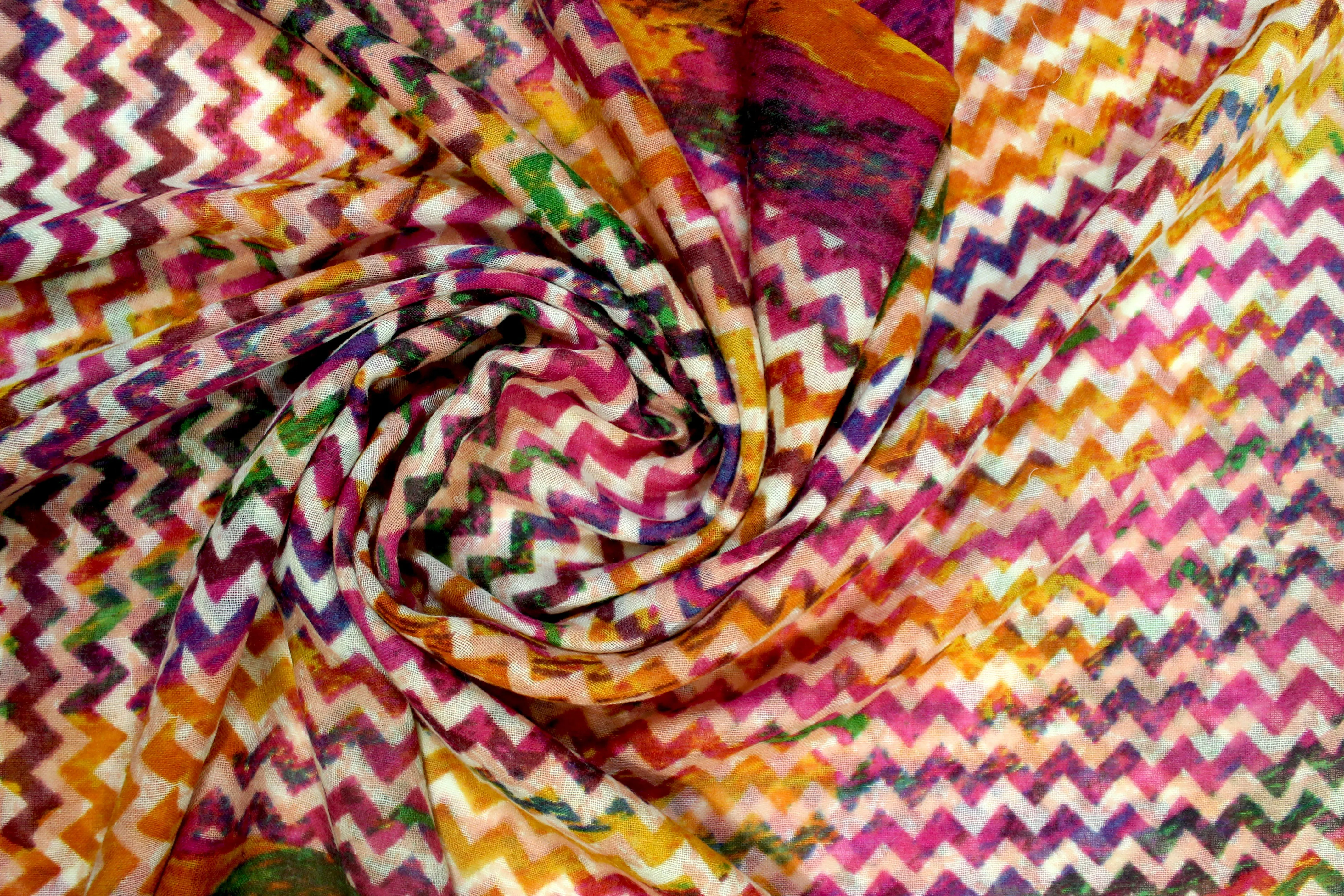 Tawny Zig Zag Serenade Scarf