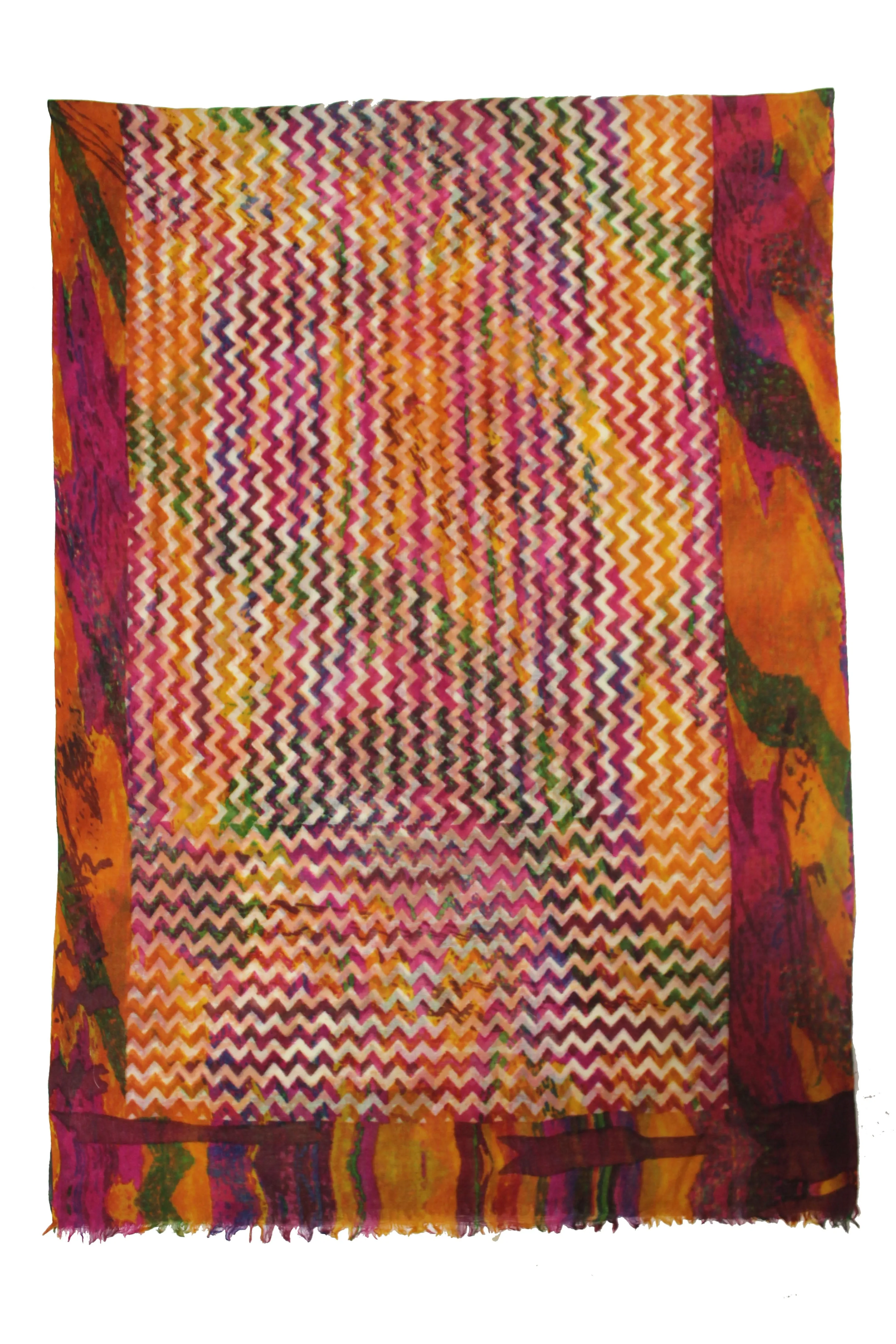 Tawny Zig Zag Serenade Scarf